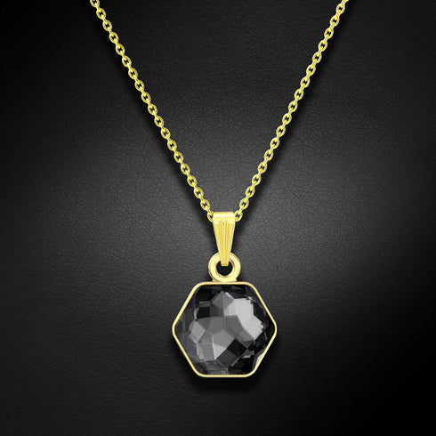 Кулон "Fantāzija (Silver Night)" с кристаллами Swarovski™